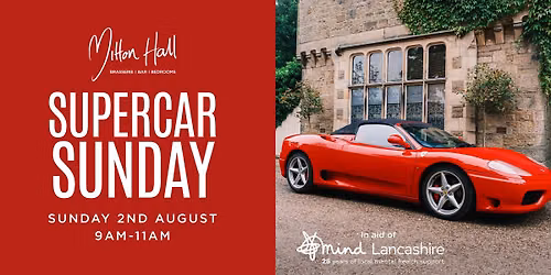 Supercar Sunday at Mitton Hall