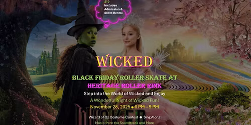 Black Friday Skate Night Celebrating Heritage Roller Rink\u2019s Grand Re-Opening