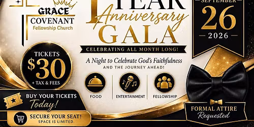 GCFC  1yr Church Anniversary  Gala