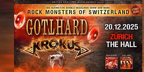 ROCK MONSTERS OF SWITZERLAND - Z\u00dcRICH - SOLD OUT!