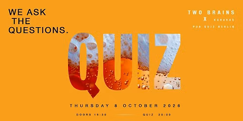 English Pub Quiz - The Late Night Show