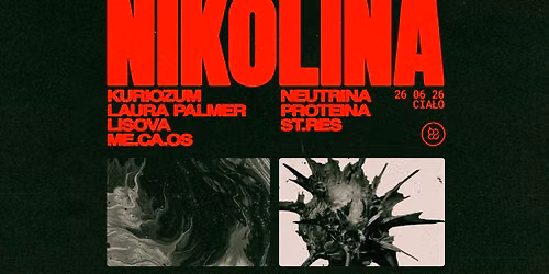 Cia\u0142o: Nikolina, Kuriozum, Laura Palmer, Lisova, Me.ca.os, Neutrina, Proteina, ST.RES
