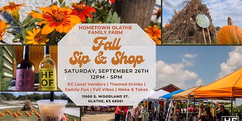 \u2728 Fall Sip & Shop \u2728
