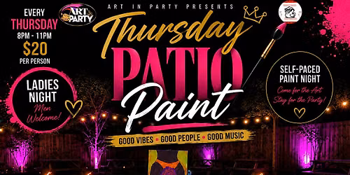 Thursday patio paint nights