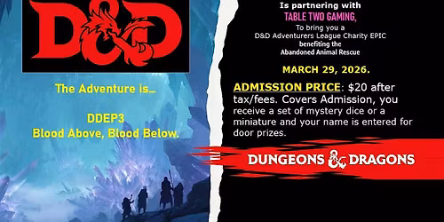 Table Two Gaming GOLEM'S GATE D&D EPIC ADVENTURE!