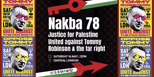 Justice for Palestine - Oppose Tommy Robinson