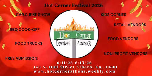 Hot Corner Festival 2026 - Eventeny