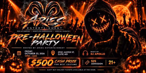 PRE-HALLOWEEN PARTY