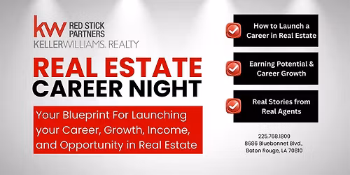 Real Estate Career Night | KW Red Stick Partners