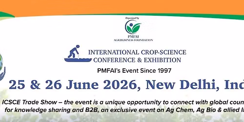 INDIA'S BIGGEST AGRI INPUTS TRADE Show in New Delhi by PMFAI Agribusiness Foundation
