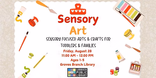 Sensory Art at Groves Branch Library