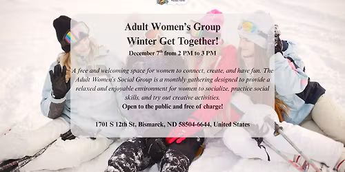 Adult Women\u2019s Social Group \u2013 Winter Get Together \u2744\ufe0f