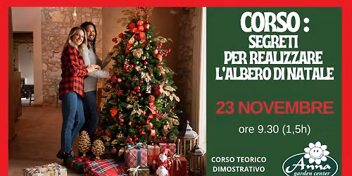 CORSO: Segreti per realizzare l'ALBERO DI Natale