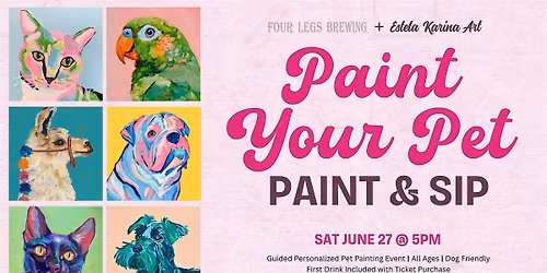 Paint Your Pet Paint & Sip