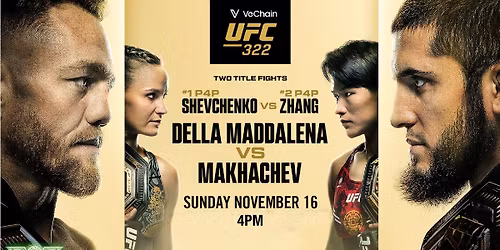 UFC 322 \u2013 Della Maddalena vs Makhachev 