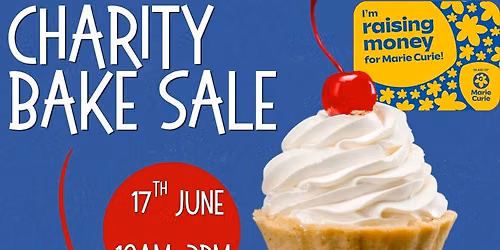 Charity Bake Sale for Marie Curie