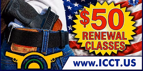 3 Hour Renewals - Saturday's 9:00 A.M to 1:00 P.M.