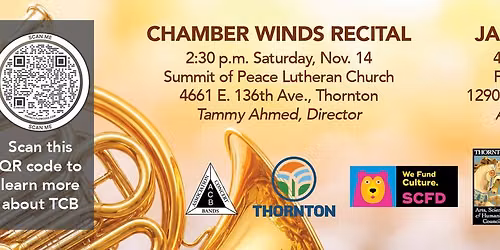 TCB Chamber Winds Fall Recital 2026