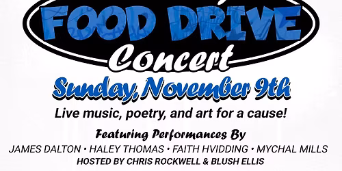 3rd Annual Ocean County Holiday Food Drive Concert