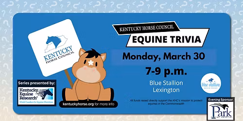 KHC's Equine Trivia at Blue Stallion Brewing!