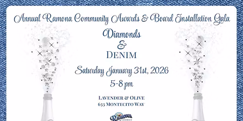 Annual Ramona Community Awards & Board Installation Gala