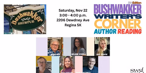 Bushwakker Writer\u2019s Corner 8th Edition Author Reading