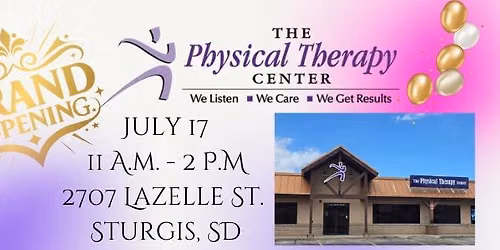 Physical Therapy Center, Sturgis Grand Opening