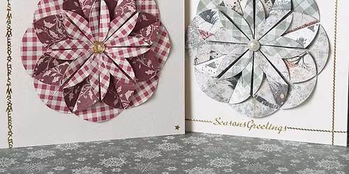 TEA BAG FOLDING CARD CLASS - \u00a316\/\u00a318 per person - Starts at 10.30am