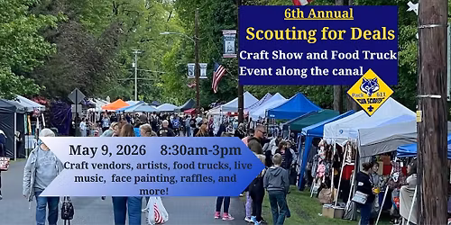6th Annual Scouting for Deals Craft Show and Food Truck Event