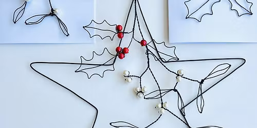 Wire Mistletoe and Holly