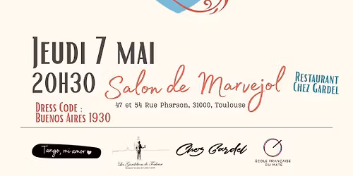 Tango Gala avec La Romantica Milonguera - Salon de Marvejol  