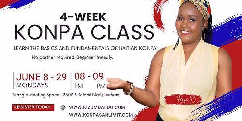 Intro to Konpa with Rose B (4-Weeks)