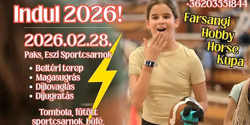 Hobby Horse 2026 | Farsangi Hobby Horse Kupa - Paks, Tombola