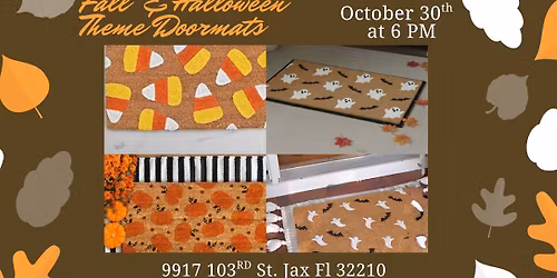 Craft Bash Fall & Halloween Doormat Event