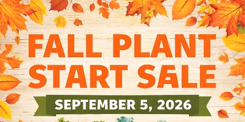 Fall Plant Starts Sale