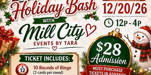 Vendor BINGO Holiday Bash 