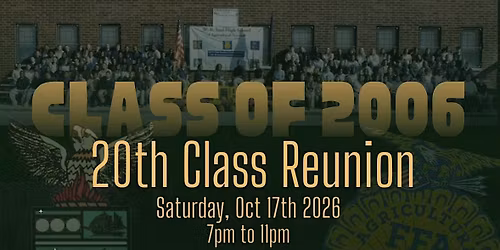 W. B Saul High Class of 2006- 20th Class Reunion