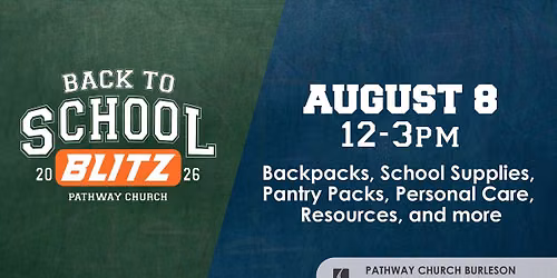 Back to School Blitz Event 2026