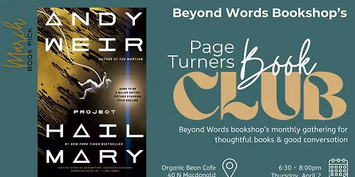 March Page Turners Book Club