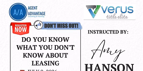 Do You Know What You Don't Know About Leasing
