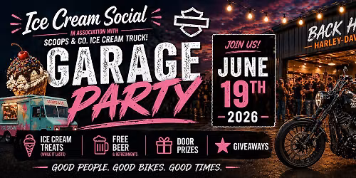 Ice Cream Social Garage Party