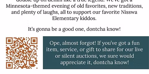 \u201cDuck, Duck, Bloom,\u201d our 21st Annual NISSWA PTO Bloom Fundraiser.  