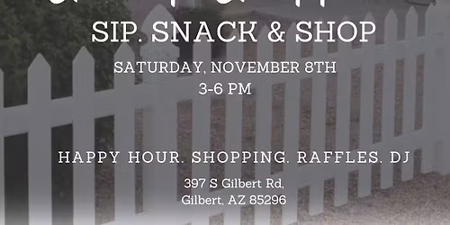 Gilbert Gratitude--- Sip.Snack & Shop