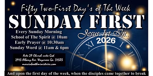 Sunday First