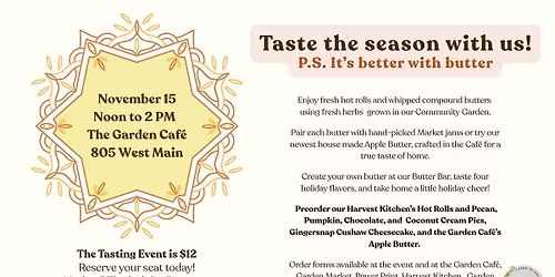 Better with Butter Tasting Event