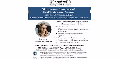 When Is It Anxiety, Trauma, or Autism? Clinical Tools for Accurate Assessment