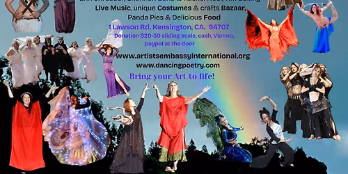 Dance Art & Dancing Poetry Festival Oct. 3rd. 2026