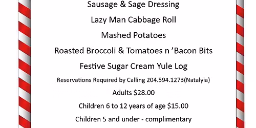 Riverwood Square Christmas Dinner