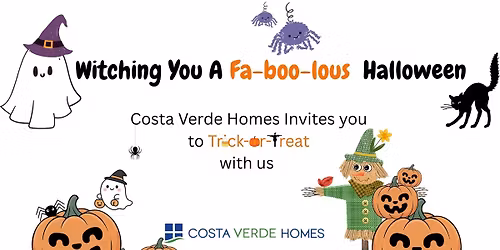 Trick-or-Treat with Costa Verde Homes