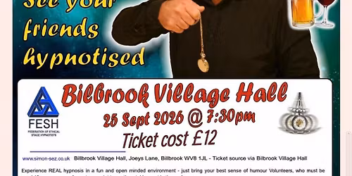 Simon Sez Comedy Hypnotist 